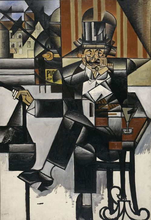 Juan Gris, Homem no Café, 1912.jpg