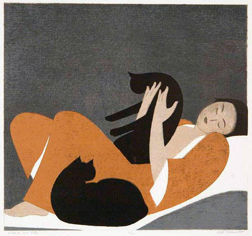 Will_Barnet_Woman_and_Cats.jpg