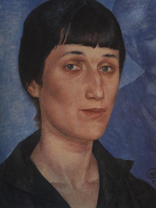 A 1922 portrait of Anna Akhmatova by Kuzma Petrov-Vodkin.jpg