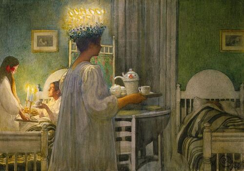 Manhã de Natal pintado por Carl Larsson em 1908.jpg