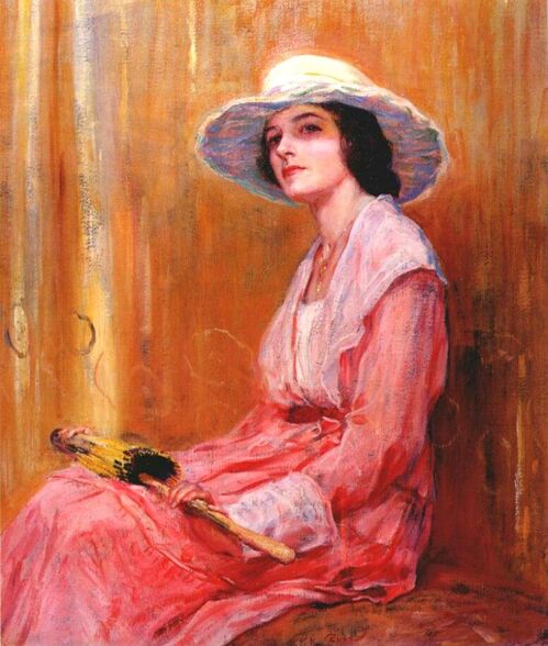 Guy_Rose,_1919_-_The_Model.jpg